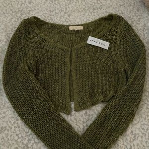 pacsun cropped sweater